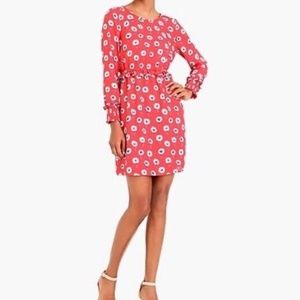 J. Crew  Red Longfellow Floral Dress Size 4